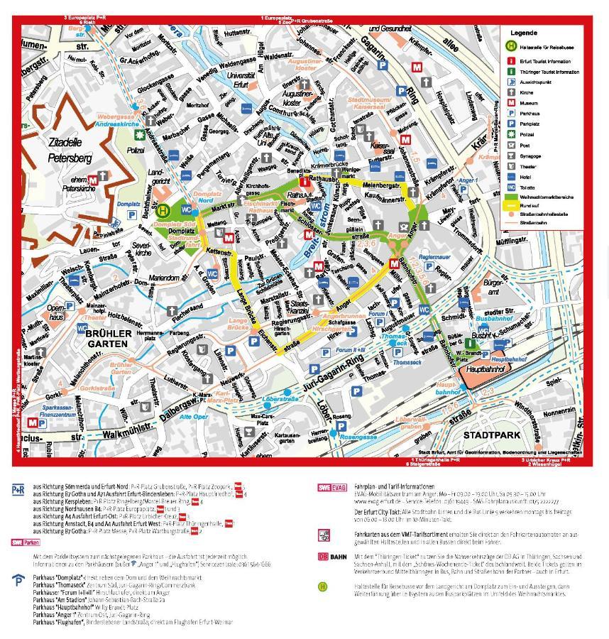 Altstadt Ferienwohnung Erfurt Eksteriør bilde